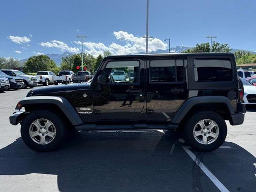 Black Clearcoat 2014 Jeep Wrangler Unlimited Sport