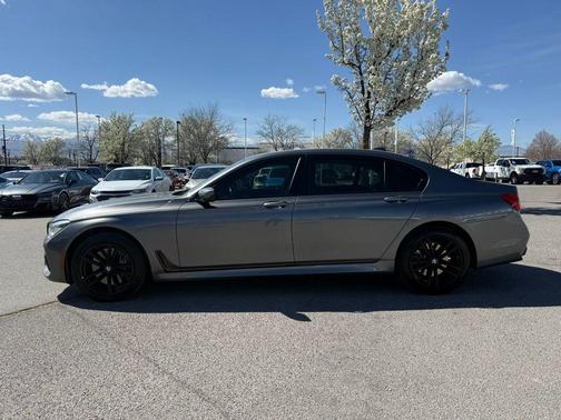 Gray Metallic 2018 BMW 750 i xDrive