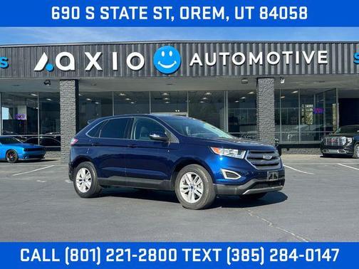 Kona Blue Metallic 2016 Ford Edge SEL