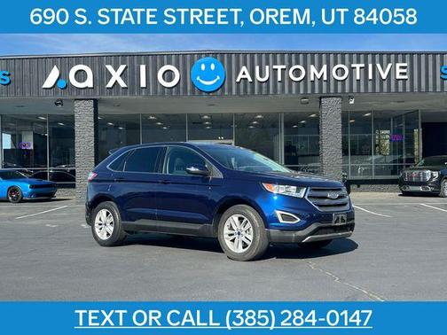 Kona Blue Metallic 2016 Ford Edge SEL