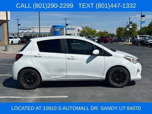 Super White 2017 Toyota Yaris L