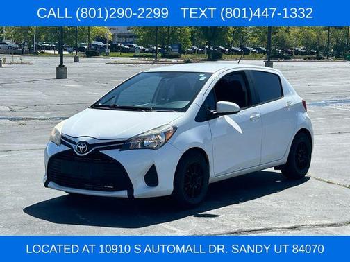 Super White 2017 Toyota Yaris L