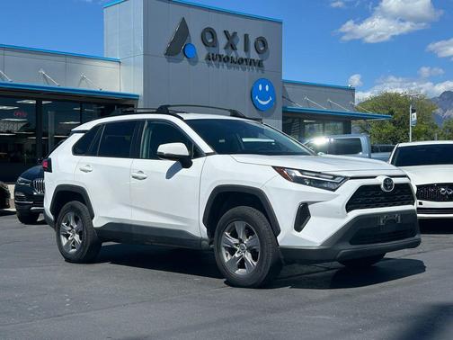 White 2022 Toyota RAV4 XLE