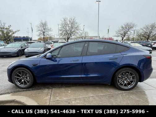 Deep Blue Metallic 2022 Tesla Model 3 Long Range
