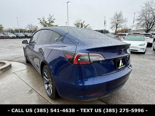 Deep Blue Metallic 2022 Tesla Model 3 Long Range