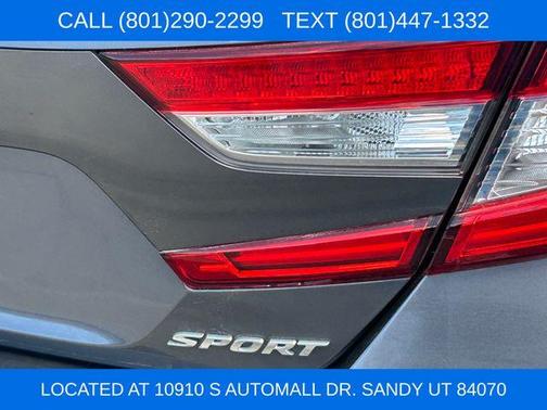 Silver 2019 Honda Accord Sport