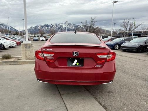 Red 2022 Honda Accord Hybrid Sport