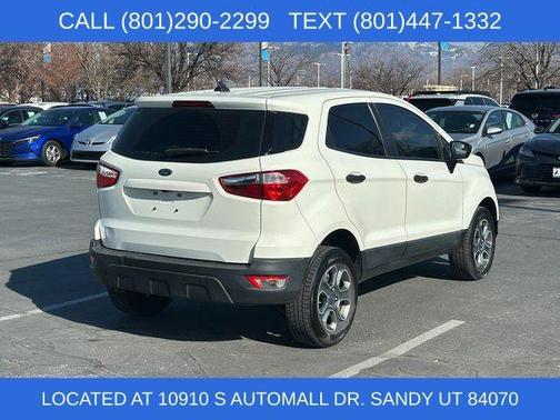 Diamond White 2021 Ford EcoSport S