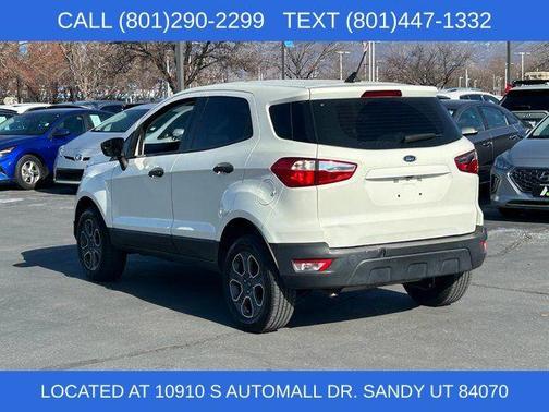 Diamond White 2021 Ford EcoSport S