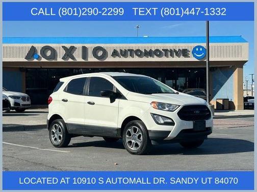 Diamond White 2021 Ford EcoSport S