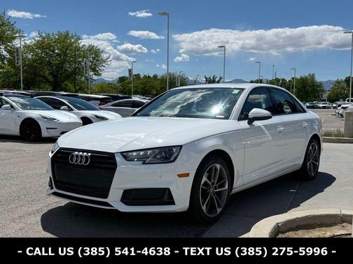 Ibis White 2019 Audi A4 2.0T Titanium Premium