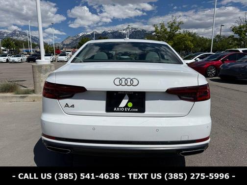 Ibis White 2019 Audi A4 2.0T Titanium Premium