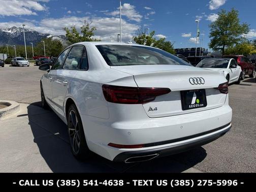Ibis White 2019 Audi A4 2.0T Titanium Premium