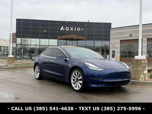 Blue 2018 Tesla Model 3 Long Range