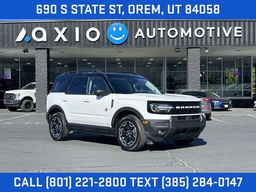 Oxford White 2025 Ford Bronco Sport Outer Banks