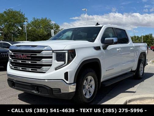 Summit White 2023 GMC Sierra 1500 SLE