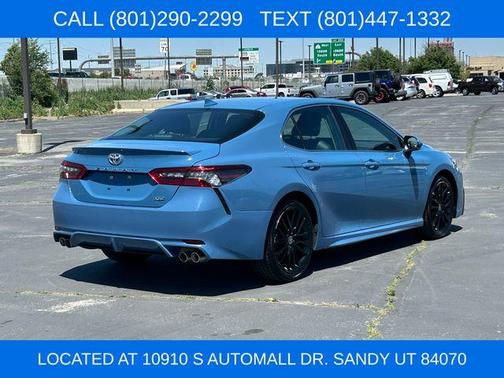 Blue 2023 Toyota Camry XSE
