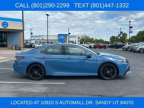 Blue 2023 Toyota Camry XSE