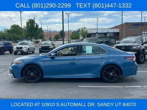 Blue 2023 Toyota Camry XSE