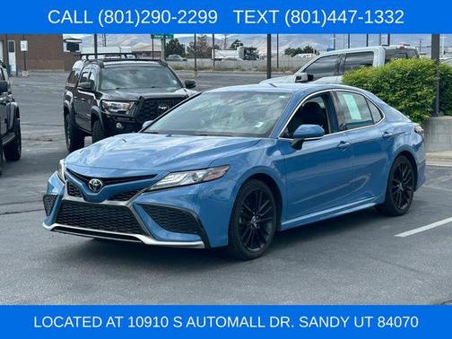 Blue 2023 Toyota Camry XSE