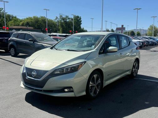 Jade Frost Metallic 2019 Nissan Leaf SV