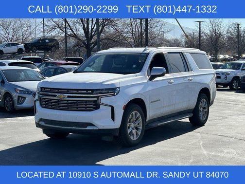 Summit White 2023 Chevrolet Suburban Premier