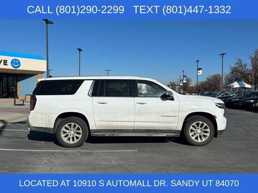 Summit White 2023 Chevrolet Suburban Premier