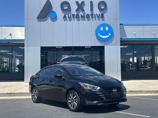 Black 2025 Nissan Versa 1.6 SV