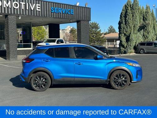 Electric Blue Metallic 2021 Nissan Kicks SV