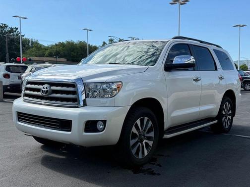 Blizzard Pearl 2016 Toyota Sequoia Platinum