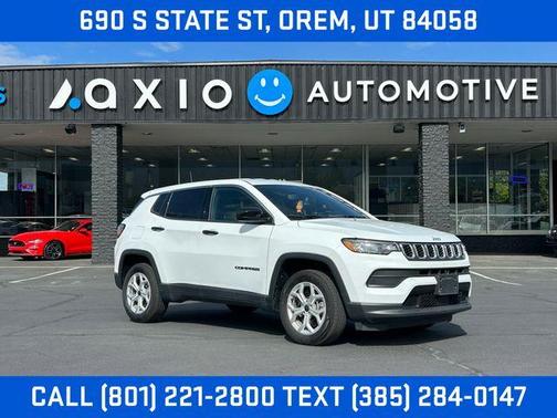 Bright White Clearcoat 2025 Jeep Compass Sport