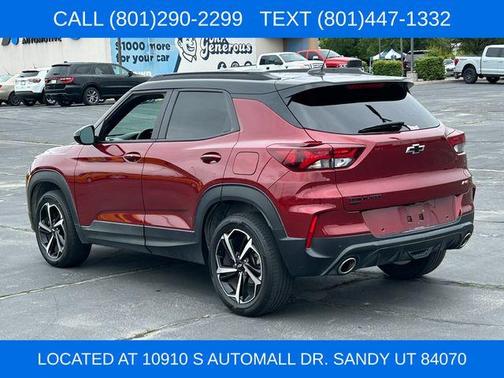 Crimson 2022 Chevrolet Trailblazer RS