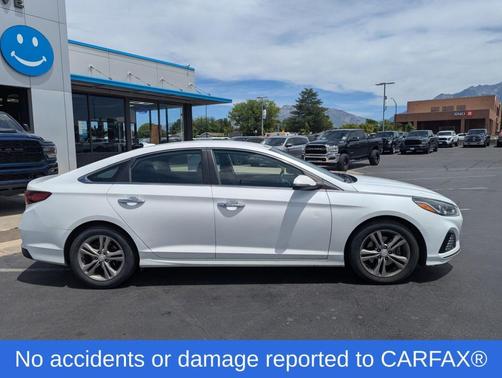 Quartz White Pearl 2019 Hyundai SONATA SEL
