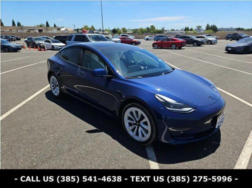 Deep Blue Metallic 2022 Tesla Model 3 Long Range