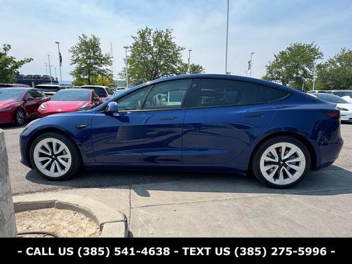 Deep Blue Metallic 2022 Tesla Model 3 Long Range