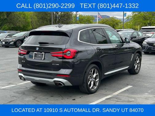 Dark Graphite Metallic 2022 BMW X3 xDrive30i