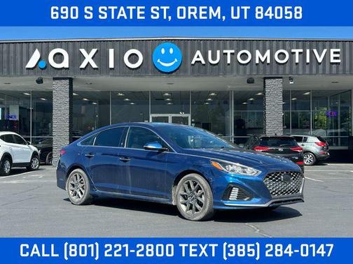 Lakeside Blue 2018 Hyundai SONATA Sport 2.0T