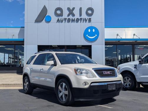 White Diamond Clearcoat 2012 GMC Acadia SLT-1