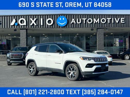 Bright White Clearcoat 2024 Jeep Compass Limited