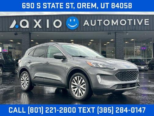 Gray Metallic 2022 Ford Escape Titanium