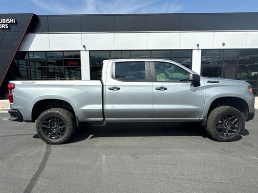 Sterling Gray Metallic 2025 Chevrolet Silverado 1500 Custom Trail Boss