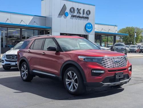 Red Metallic 2020 Ford Explorer Platinum