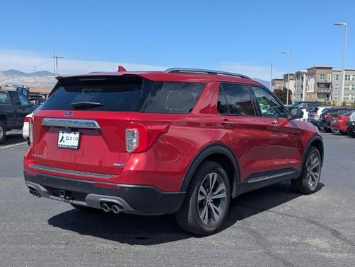 Red Metallic 2020 Ford Explorer Platinum