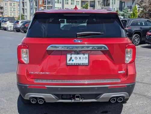 Red Metallic 2020 Ford Explorer Platinum