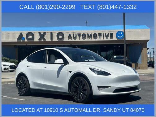 White 2022 Tesla Model Y Performance