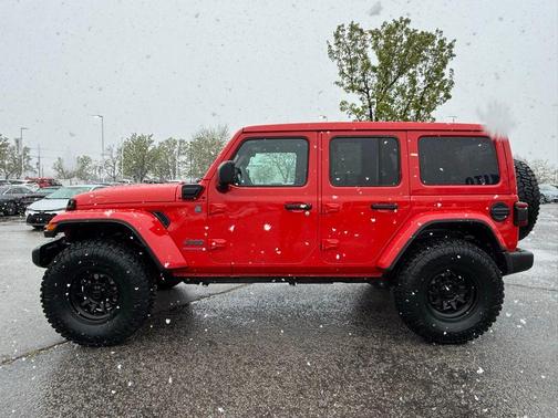 Firecracker Red Clearcoat 2025 Jeep Wrangler 4xe Sahara
