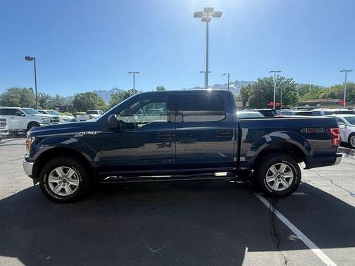 Blue 2020 Ford F-150 XLT