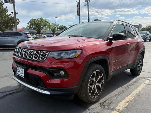 Red 2025 Jeep Compass Limited