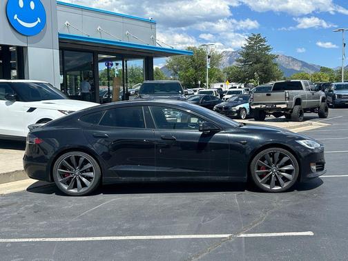 Black 2016 Tesla Model S P90D