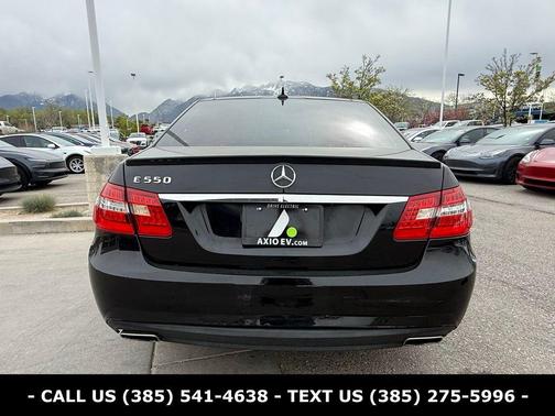 Black 2011 Mercedes-Benz E-Class E 550